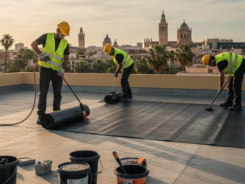 Mejores trabajos de impermeabilización en Valencia