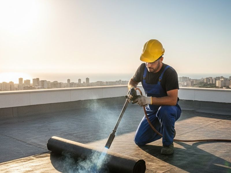 Servicio de impermeabilización de terrazas en Valencia