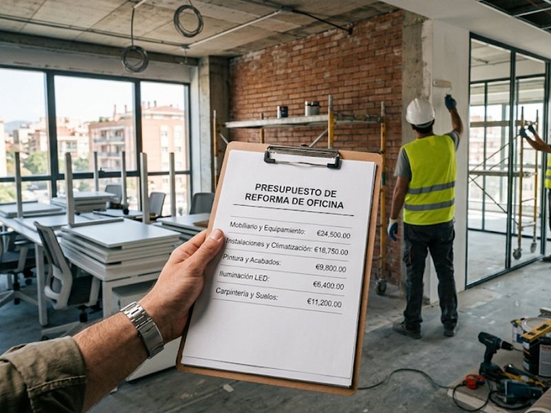 El mejor presupuesto de reforma de oficina en Valencia
